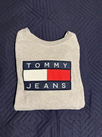 Polerón gris Tommy Jeans - miniatura 3