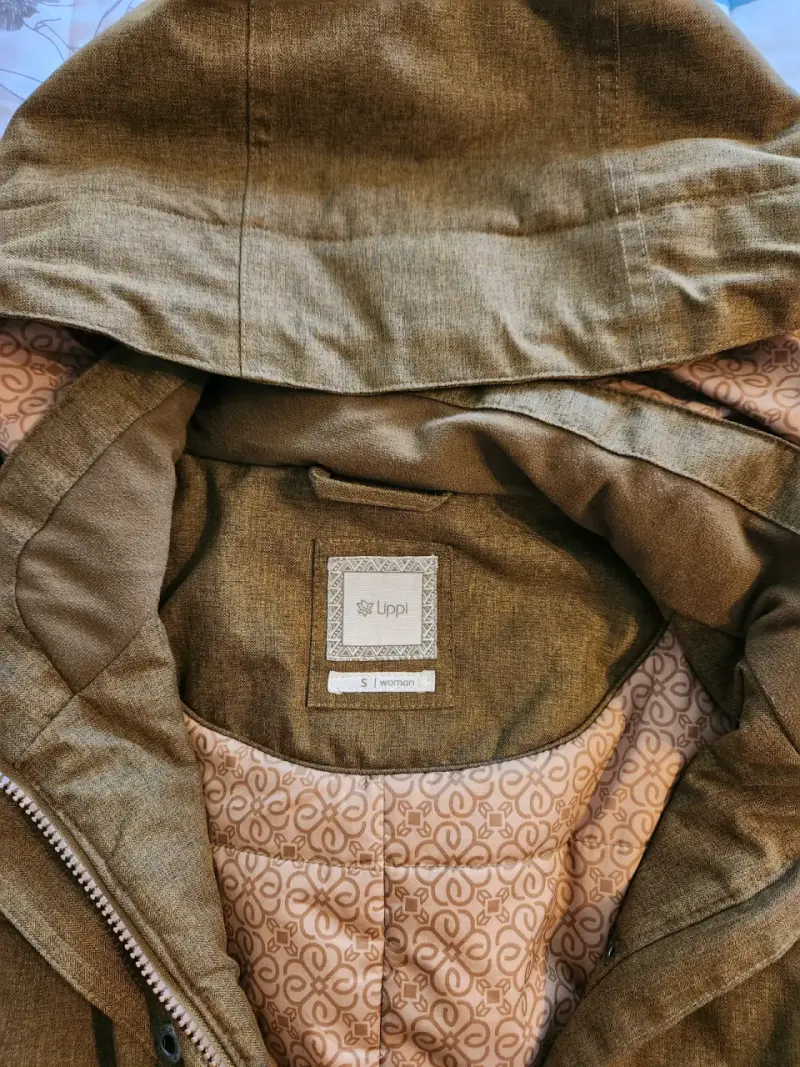 Parka verde oliva con capucha Lippi - 3