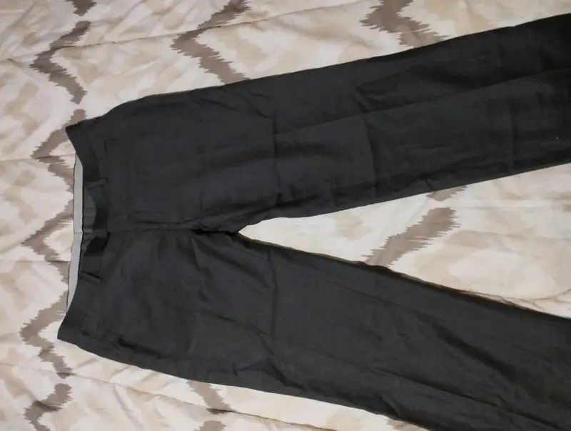 Pantalones de vestir gris oscuro - 1