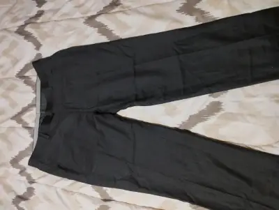 Pantalones de vestir gris oscuro - miniatura 1