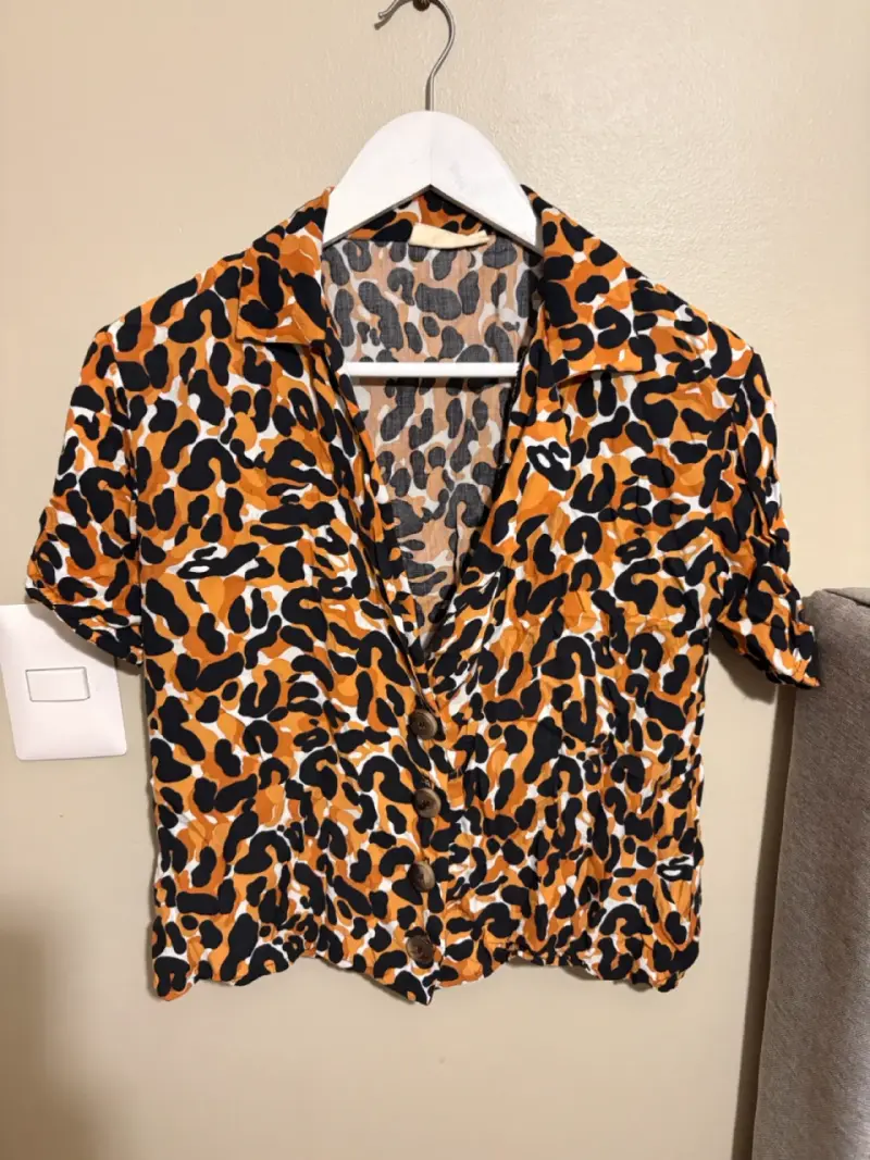 Blusa estampado animal print