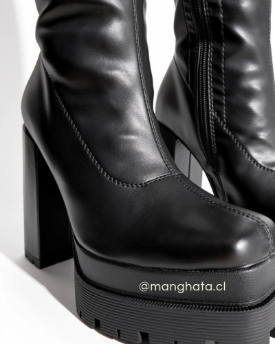 Botas negras de plataforma - miniatura 2