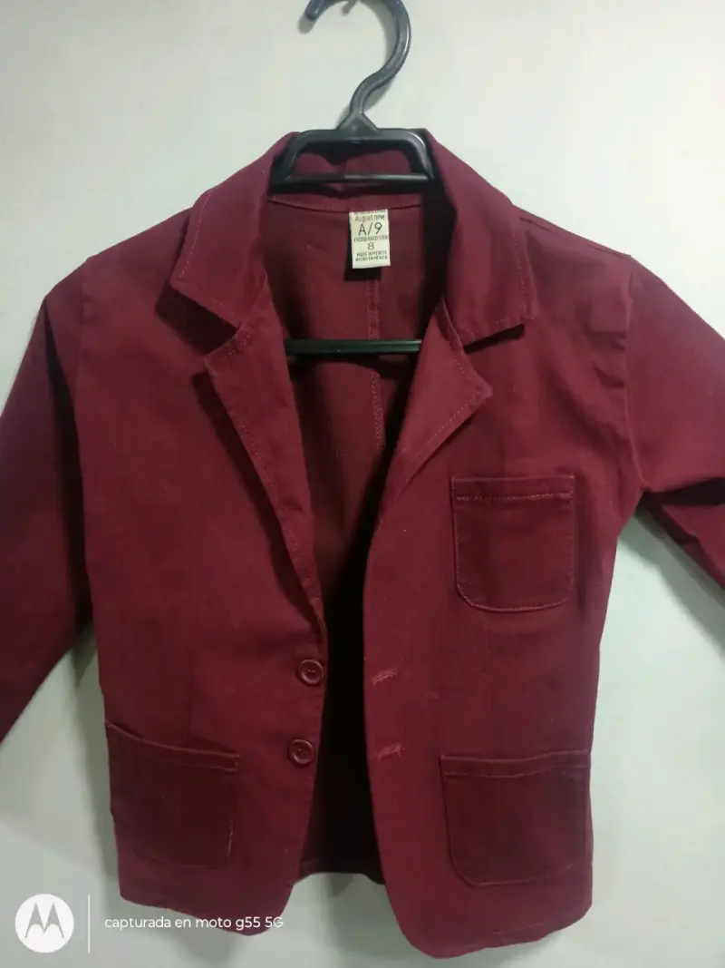 Chaqueta azul talla 2 y burdeos talla 8 - 2
