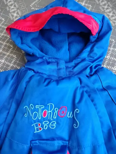 Enterito de invierno azul para bebé - miniatura 2