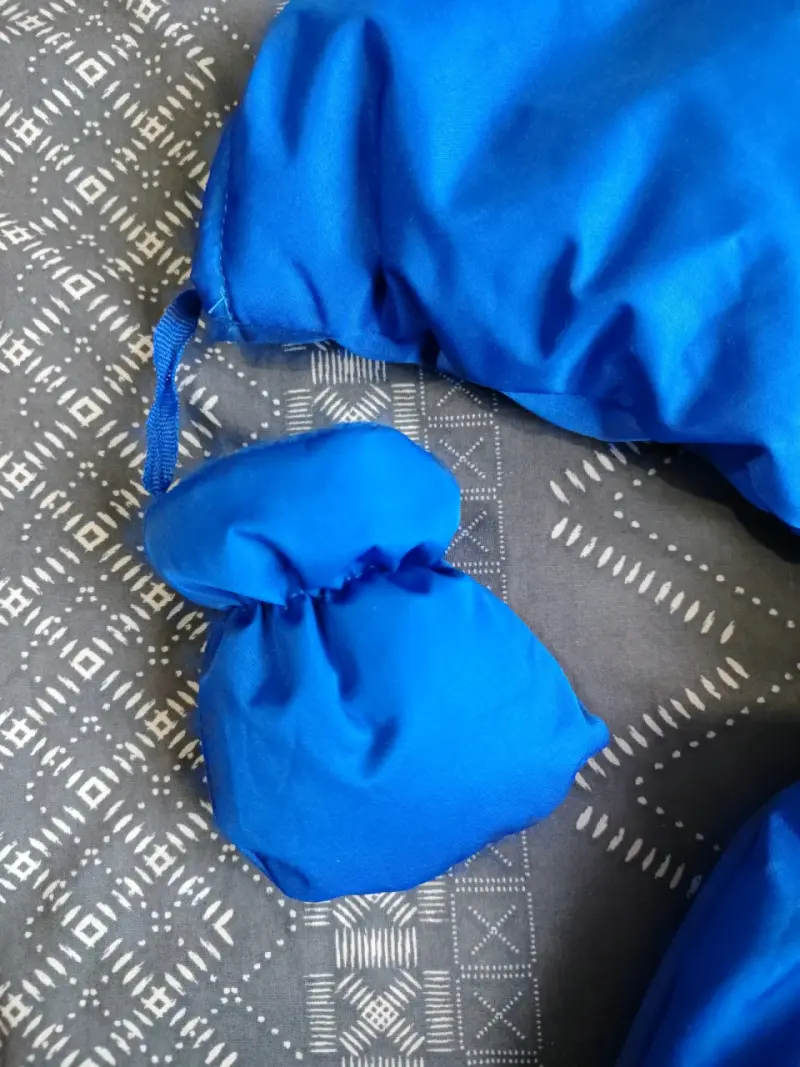 Enterito de invierno azul para bebé - 4