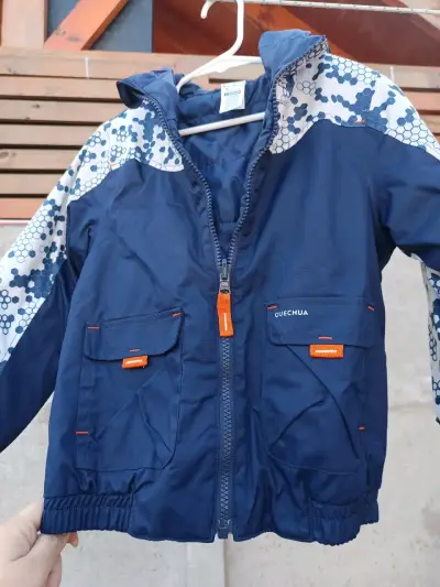 Chaqueta impermeable infantil azul - miniatura 1