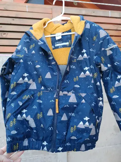 Chaqueta impermeable infantil azul - miniatura 2