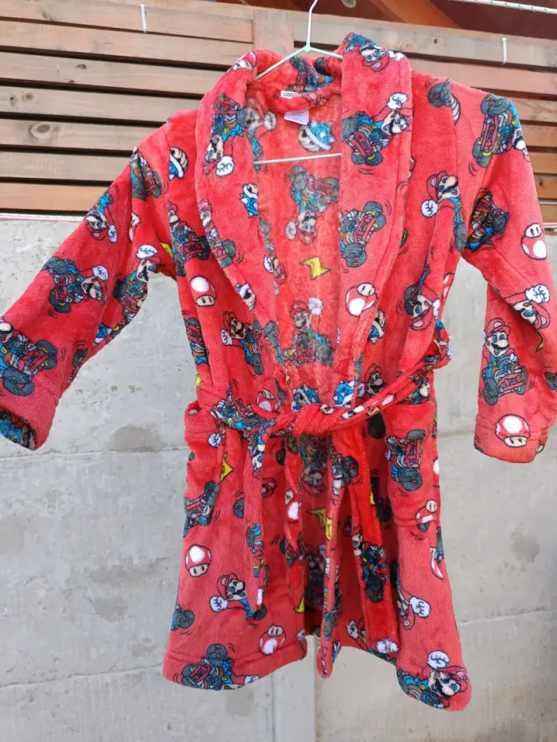 Chaqueta impermeable infantil azul - 3