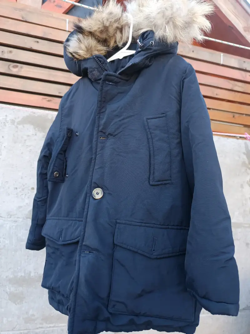 Chaqueta impermeable infantil azul - 6