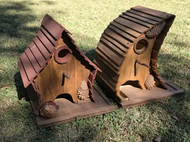 Casitas de pájaros de madera - 2