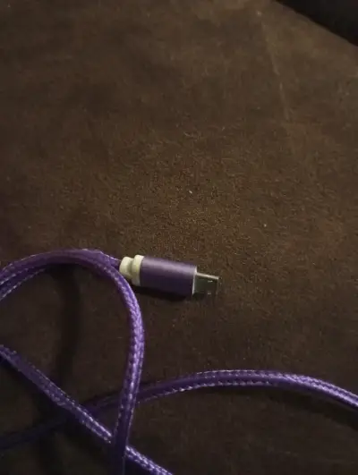 Cable Micro USB Trenzado Reforzado En Tela 1.3 Met - miniatura 2