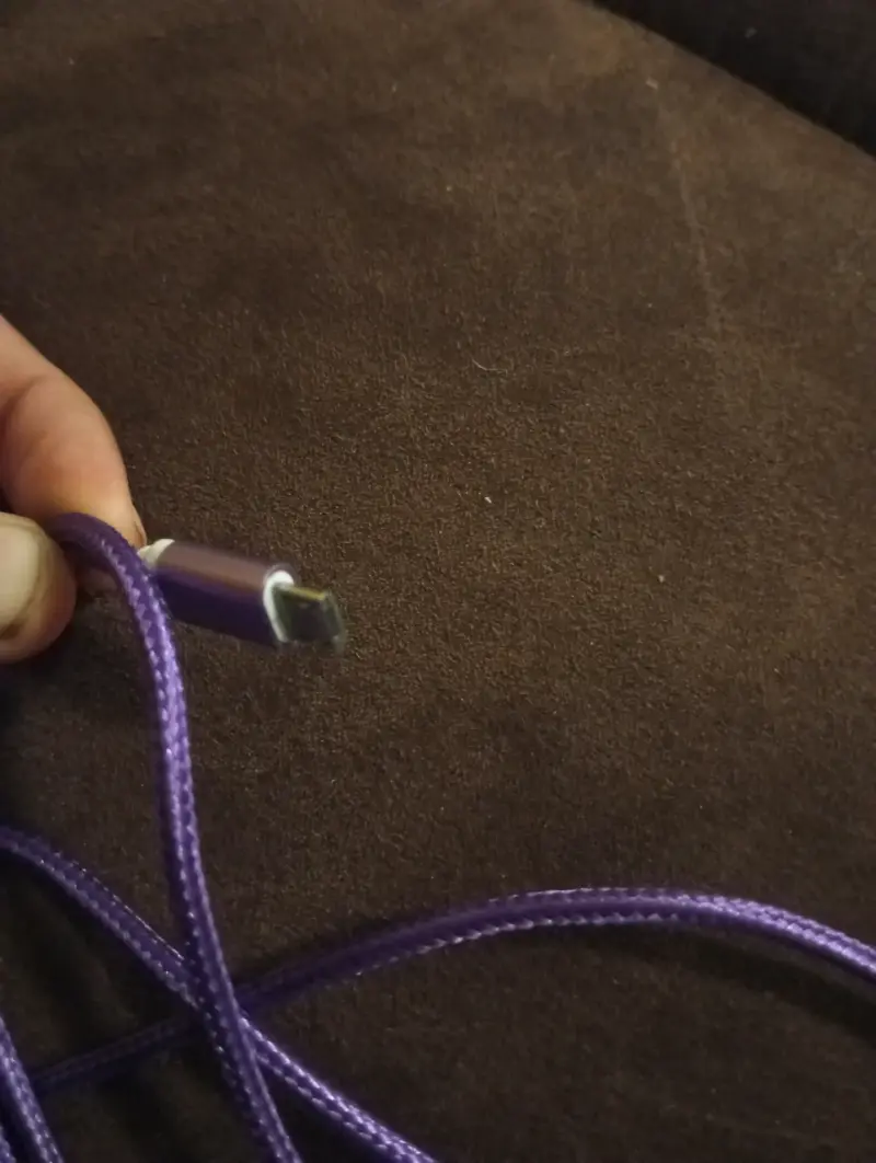 Cable Micro USB Trenzado Reforzado En Tela 1.3 Met - 4