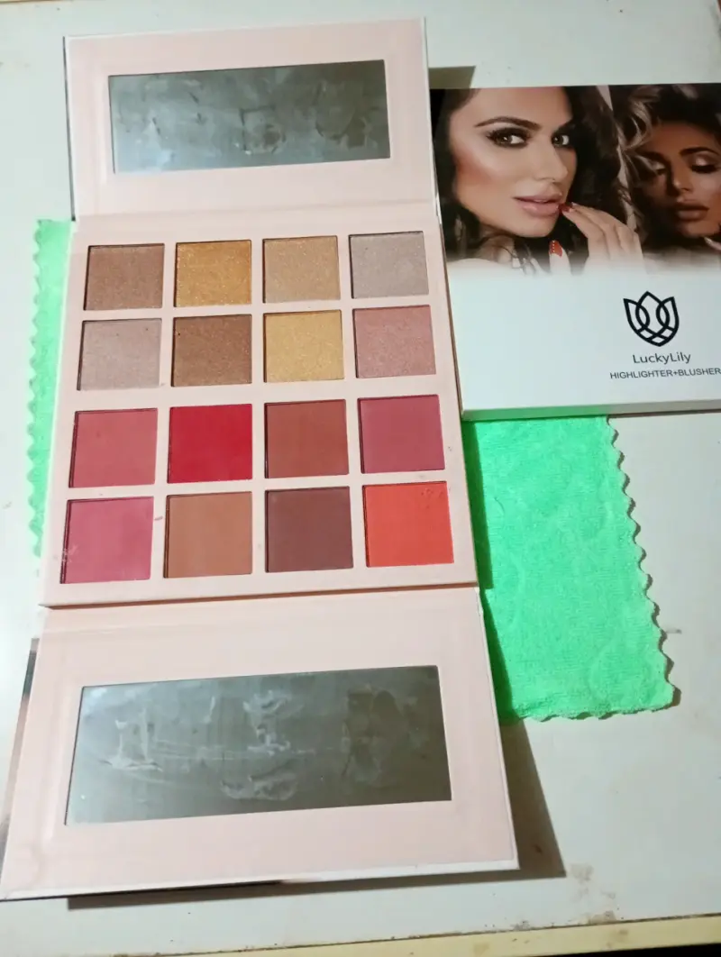 Set de brochas de maquillaje rosas - 6
