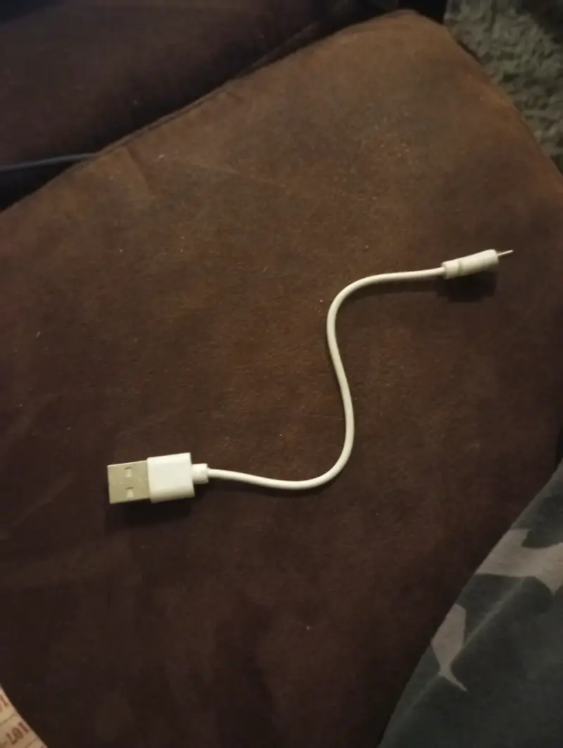 Cable micro USB blanco corto - 1