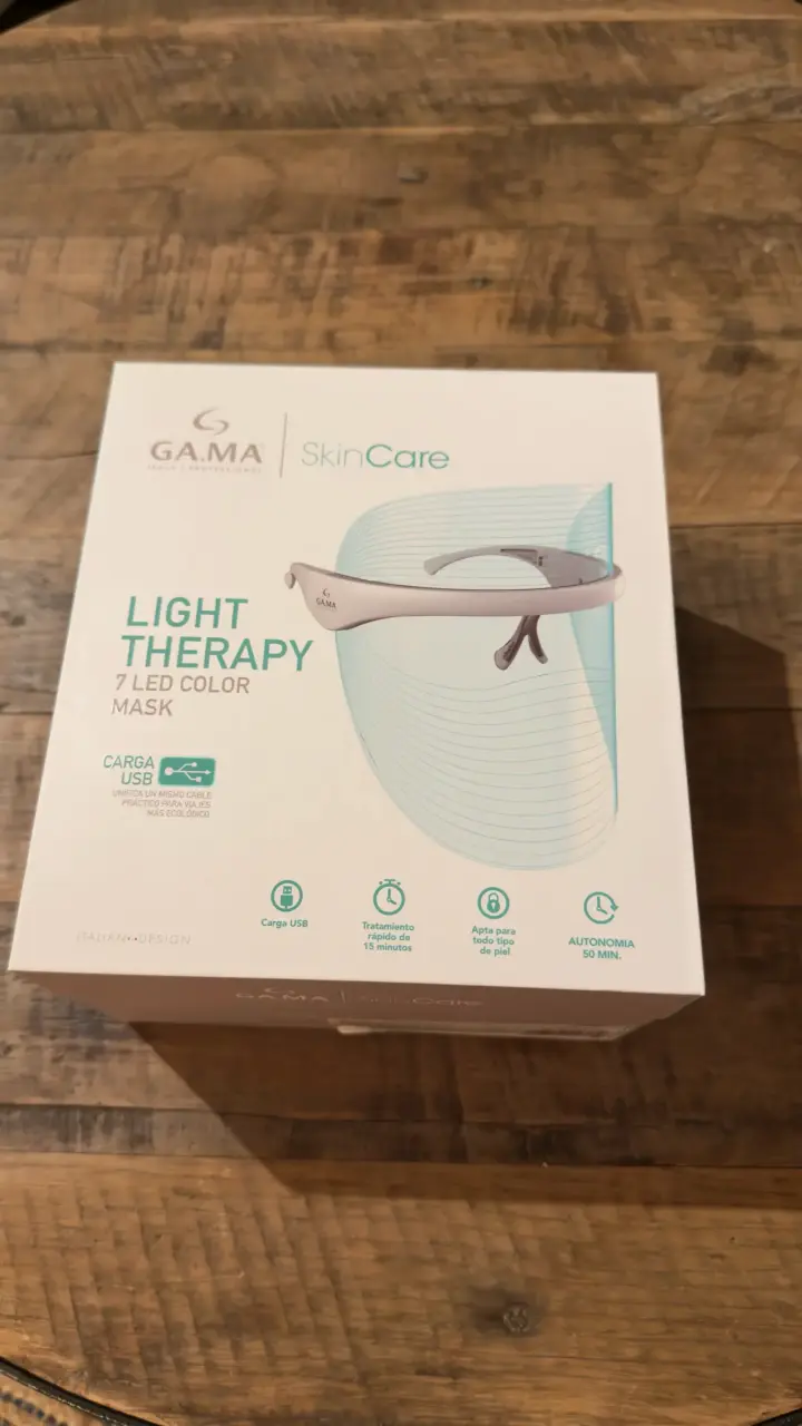 Mascarilla LED terapia de luz GAMA