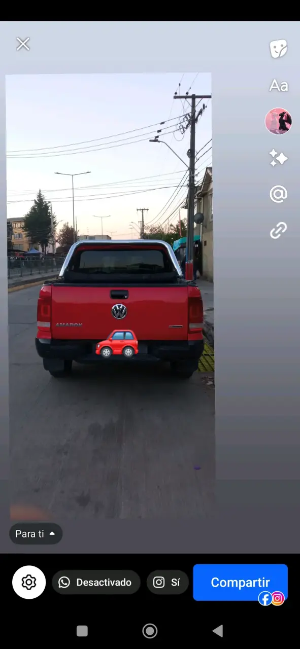 Camioneta roja en buen estado - 2