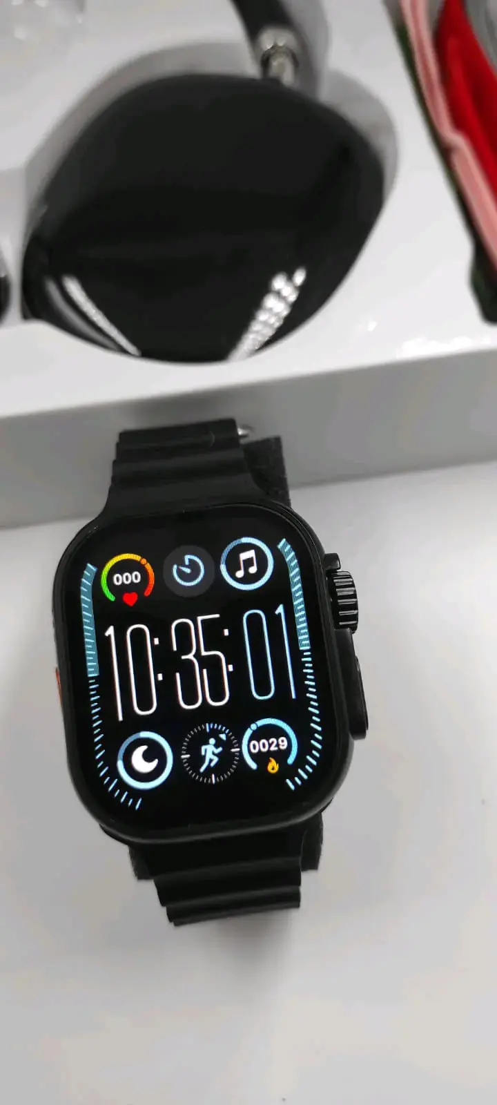 Reloj inteligente Smartwatch + audífonos + 7correa - 1