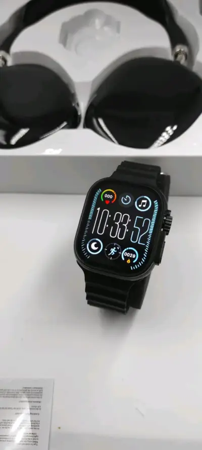 Reloj inteligente Smartwatch + audífonos + 7correa - miniatura 2