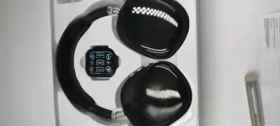 Reloj inteligente Smartwatch + audífonos + 7correa - miniatura 6