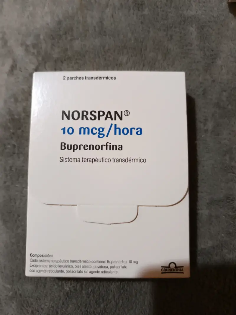 Parches transdérmicos Norspan 10 mcg/hora