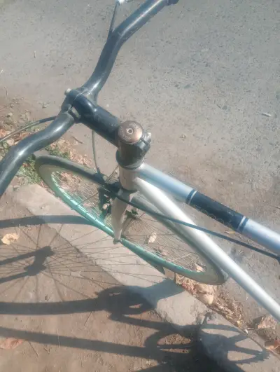 Bicicleta Scoop gris vintage - miniatura 3