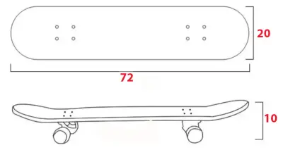 Tabla de skate con diseño gráfico - miniatura 3