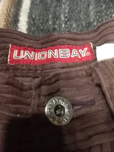 Pantalones de pana marrones Unionbay - miniatura 3