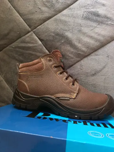 Botas de seguridad marrón - miniatura 1