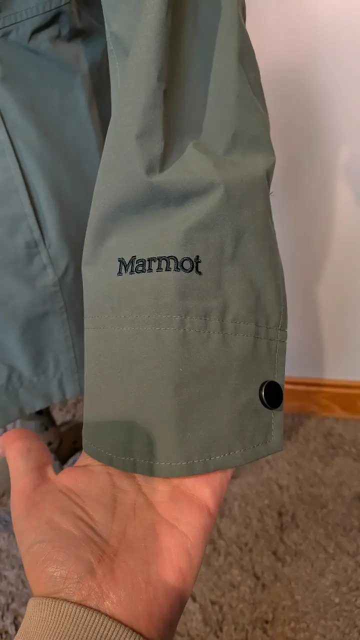 Chaqueta MARMOT impermeable verde - 3