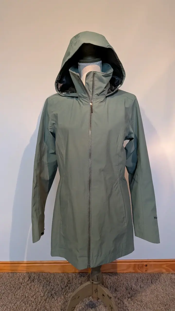 Chaqueta MARMOT impermeable verde - 4