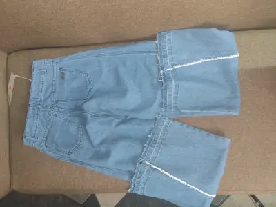 Jeans mujer azul desgastado - miniatura 2