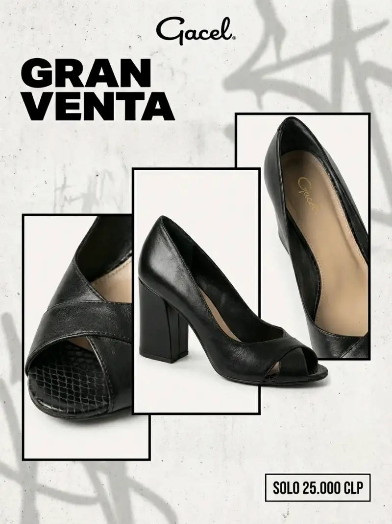 Zapatos de tacón negros