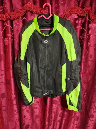 Chaqueta motociclista Acerbis verde - miniatura 2