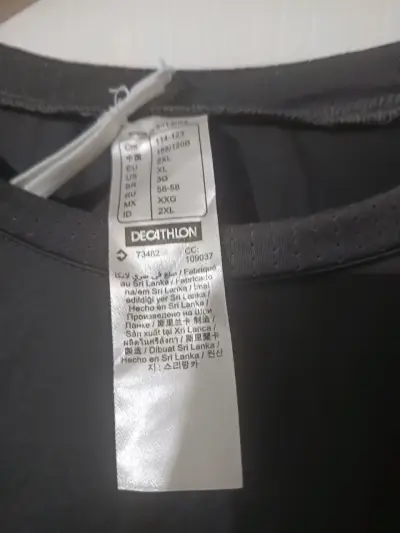 Polera negra Quechua - miniatura 3