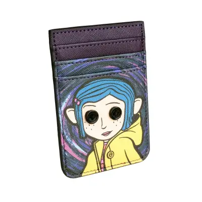 Tarjetero Coraline con ojos de botones 3d - miniatura 1