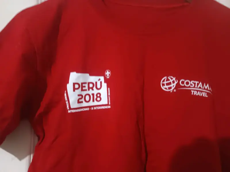 Polera roja Perú 2018 - 2