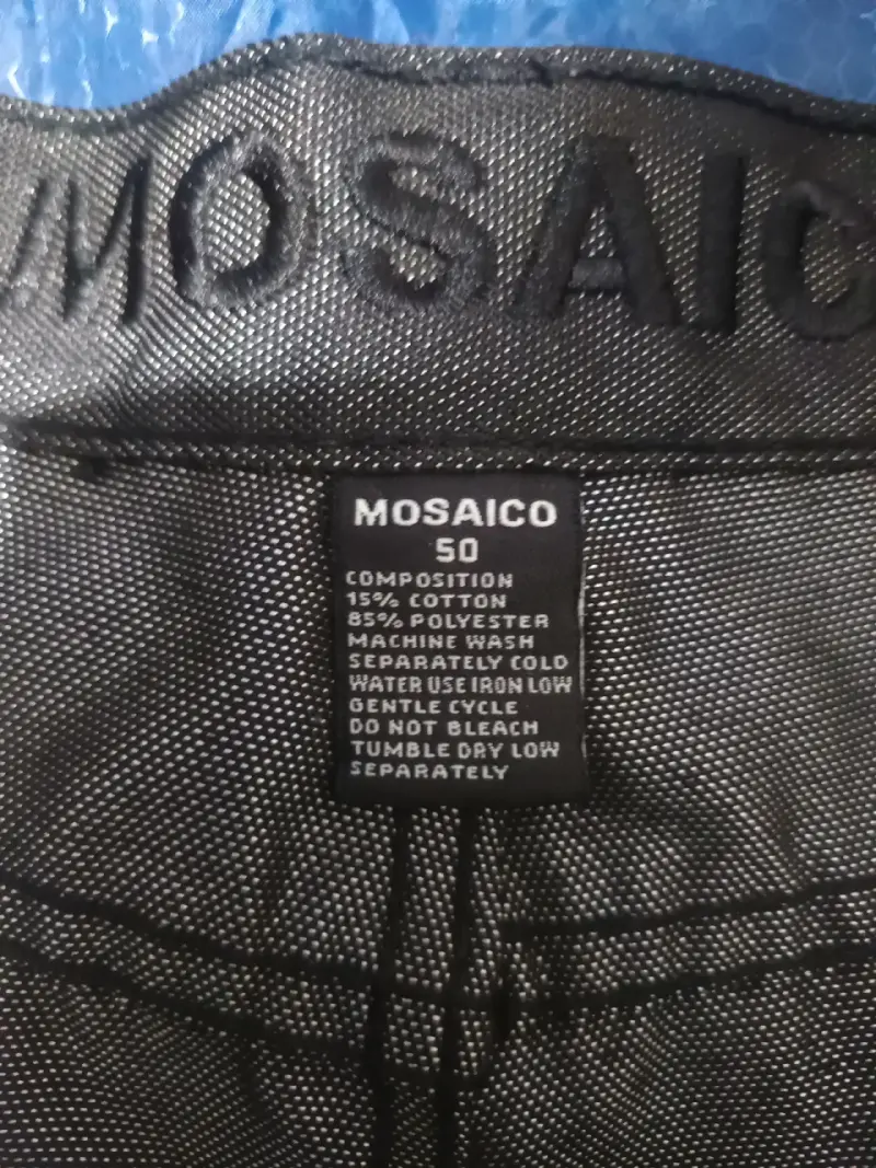 Pantalón Mosaico negro brillante - 3