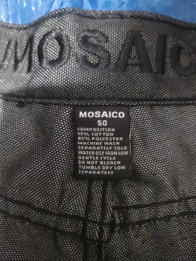 Pantalón Mosaico negro brillante - miniatura 3