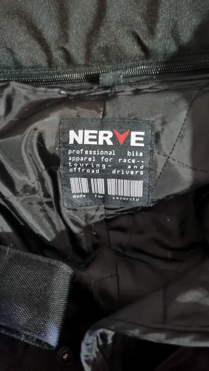 Pantalon moto Nerve negra - 1