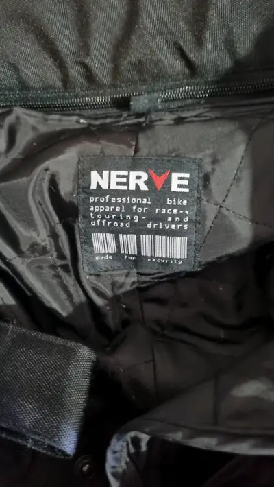Pantalon moto Nerve negra - miniatura 1