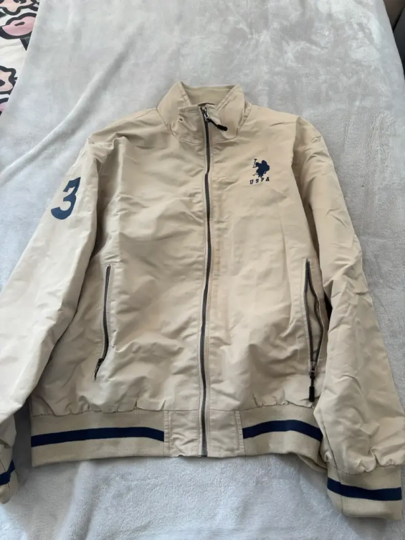 Chaqueta beige estilo casual polo - 2