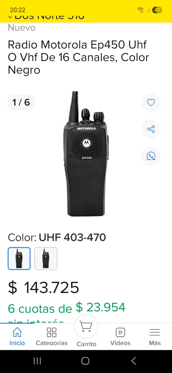 Set de walkie-talkies con cargadores - 6