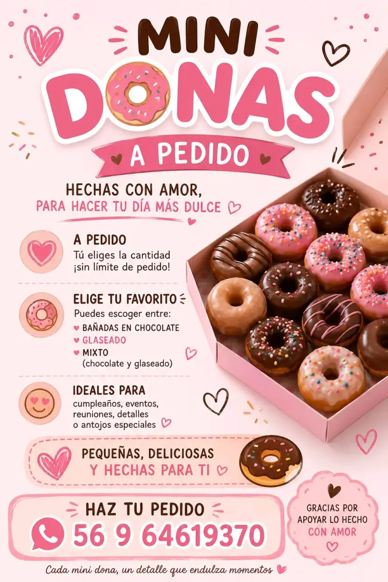 Mini donas a pedido 😋😋😋🤩 - 2