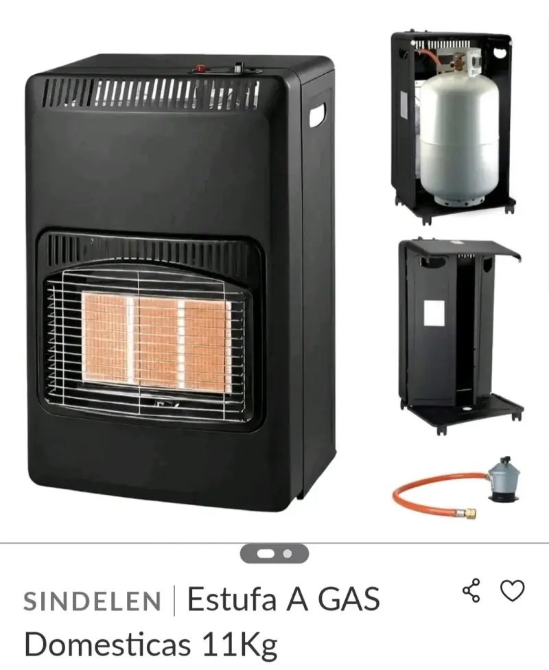 Estufa a gas 5-11Kg Domestica