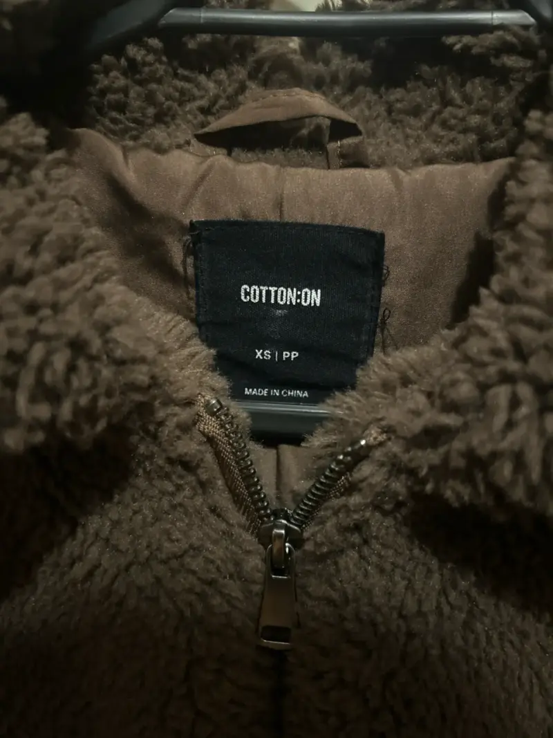 Chaqueta de felpa marrón - 2