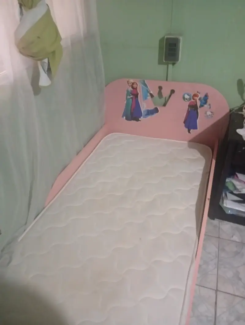 Cama infantil temática rosa de transición - 2