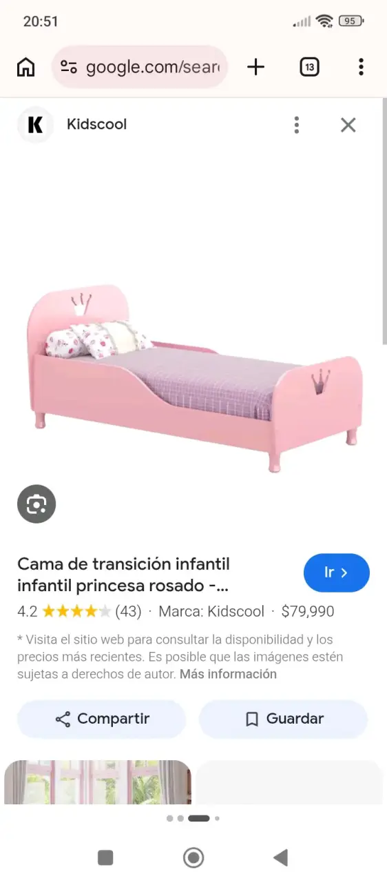 Cama infantil temática rosa de transición - 5