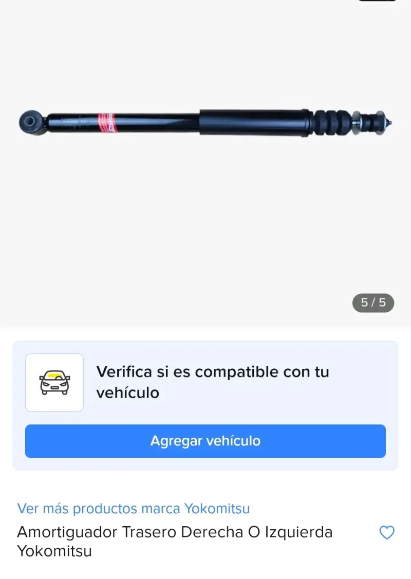 Amortiguador trasero Yokomitsu - 1