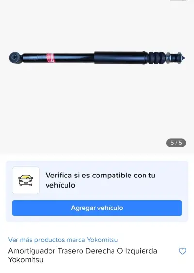 Amortiguador trasero Yokomitsu - miniatura 1
