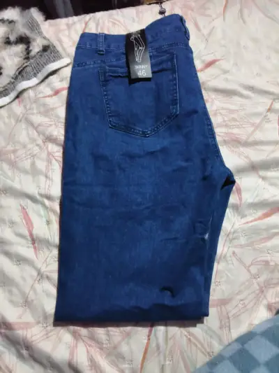 Jeans skinny azul talla 46 - miniatura 1